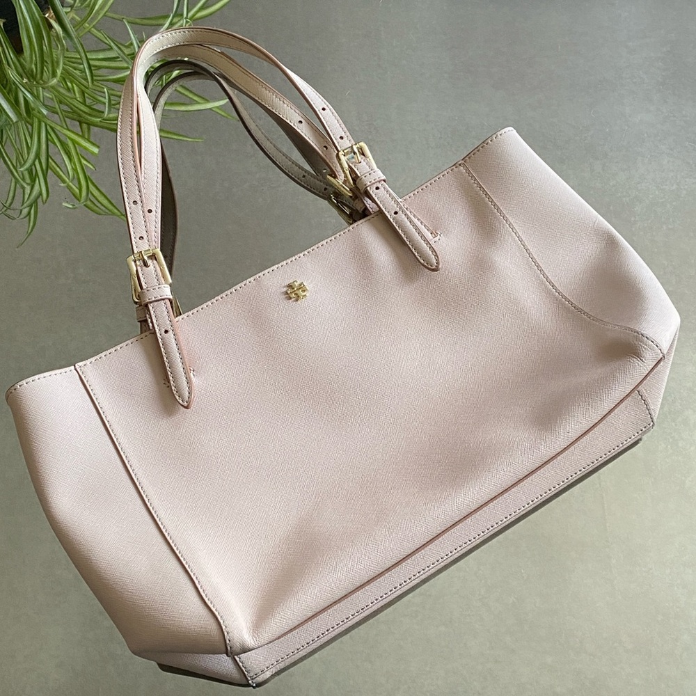 Tory Burch Light Pink Tote Purse/Bag